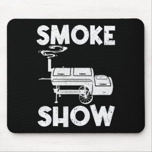 Smoke Show Funny Bbq Smoker Grilling Meat Smoking Mouse Pad