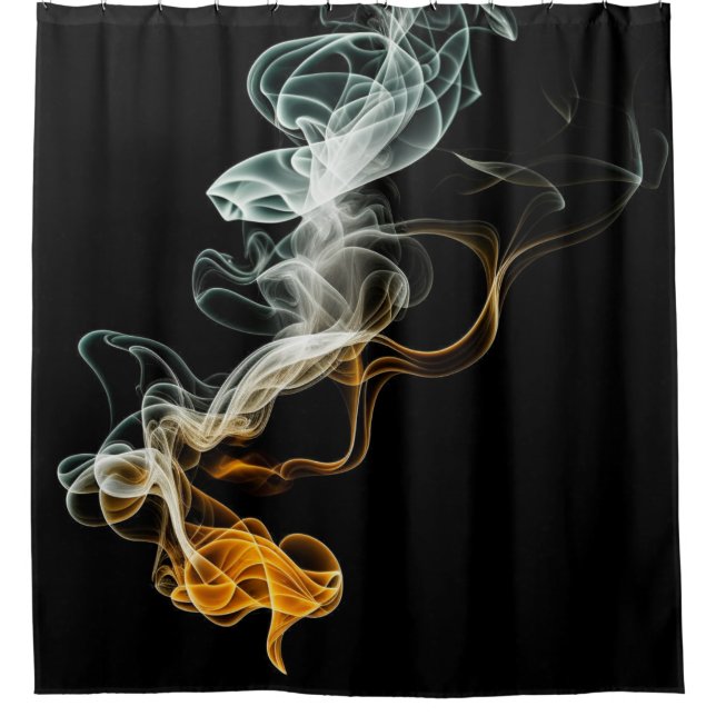 Smoke Shower Curtain (Front)