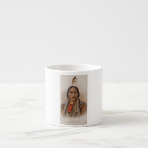 Smoke Signals: Lakota Indian Chief Sitting Bull Espresso Cup