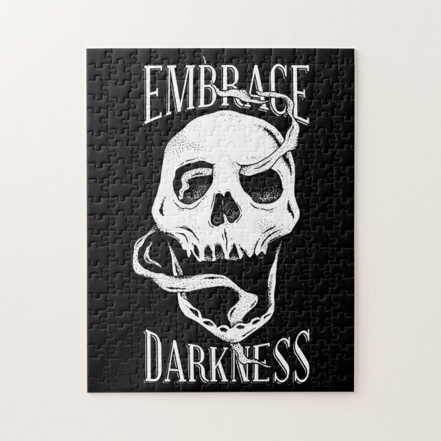 Smoke Skull Jigsaw Puzzle (Vertical)
