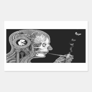 smoke the day away Sticker