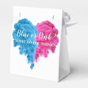 Smoke Themed Gender Reveal Favour Box