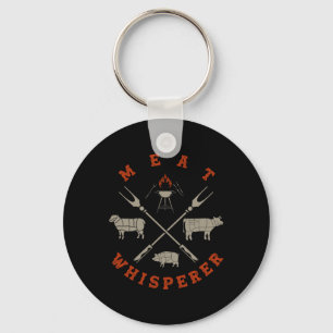 Smoked Bbq Grilling Meat Smoking Meat Whisperer Rb Key Ring