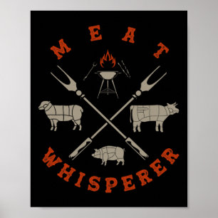 Smoked Bbq Grilling Meat Smoking Meat Whisperer Rb Poster