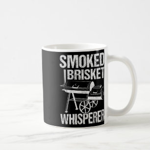 Smoked Brisket Whisperer Smoking Meat Rbecue Vinta Coffee Mug
