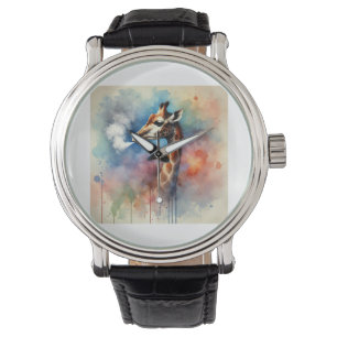 Smoked Giraffe 030924AREF102 - Watercolor Watch