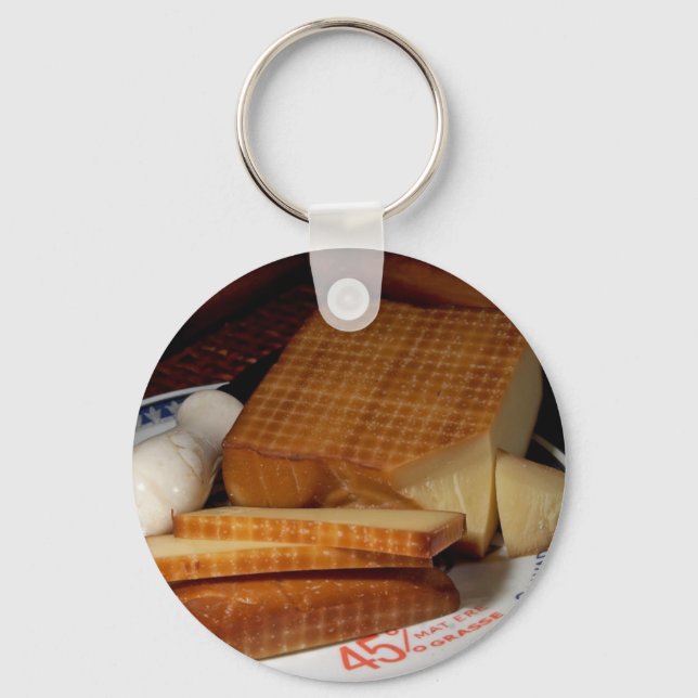 Smoked Gruycre Cheese Key Ring (Front)