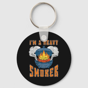 Smoked Meat Grilling Steak Funny Bbq Chef Gift Bar Key Ring