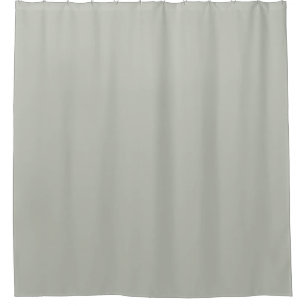 Smoked Sage Green Solid Color - Gray Mist 419B Shower Curtain