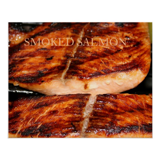 Smoked Salmon Glossy Poster (Front)
