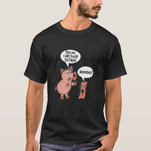 Smoked Salted Bacon  Father Pig Quote Non Vegetari T-Shirt