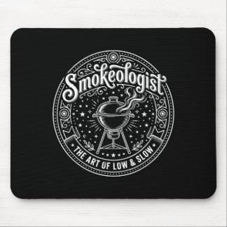 Smokeologist Art Of Low Slow Bbq Grill Smoker Mouse Pad
