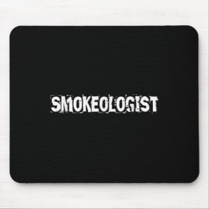 Smokeologist Funny Grilling Pitmaster Bbq Mouse Pad