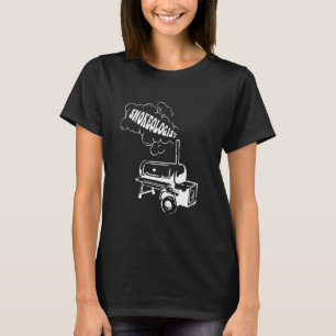 Smokeologist Funny Pitmaster BBQ Smoker Grilling G T-Shirt