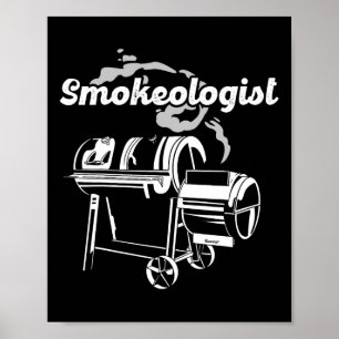 Smokeologist - Pitmaster Bbq Smoker Grilling  Poster