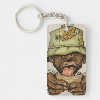 smoker dude keychain