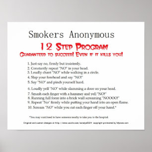 Smokers Anonymous Poster
