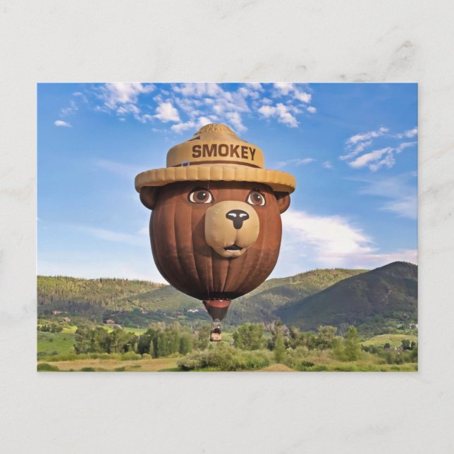 Smokey Bear in Colorado Postcard (Front)