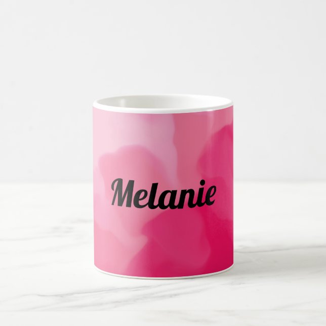 Smokey Light and Dark Pink Mug (Center)