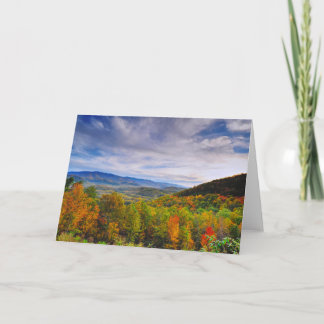 Smokey Mountain Autumn Card