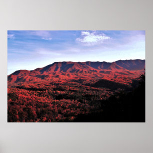 Smokey Mountain Autumn Poster