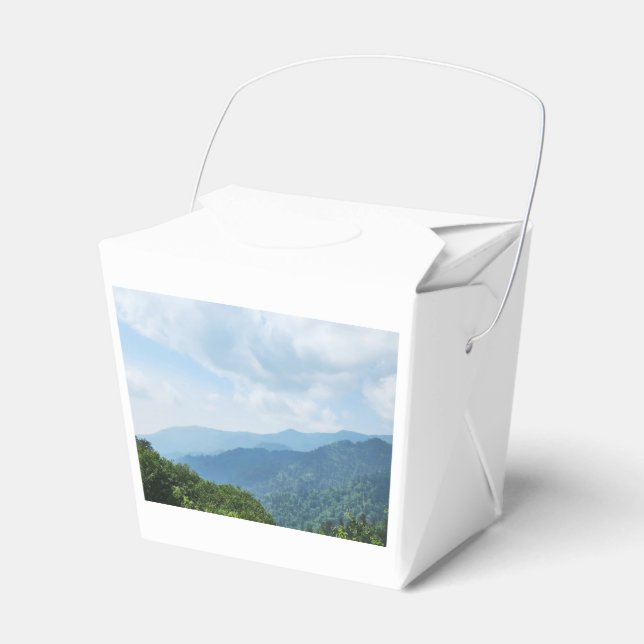 Smokey Mountain Favour Box (Front Side)