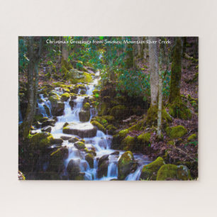 Smokey Mountain River Creek. Jigsaw Puzzle