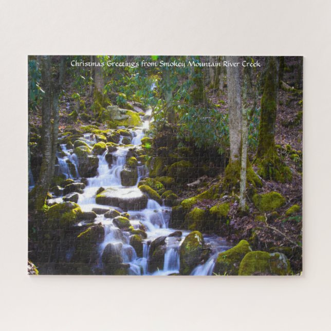 Smokey Mountain River Creek. Jigsaw Puzzle (Horizontal)