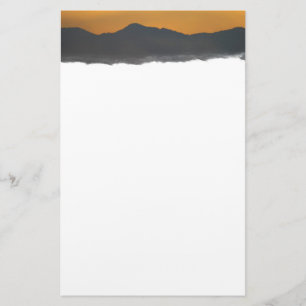 Smokey Mountain Sunrise Stationery