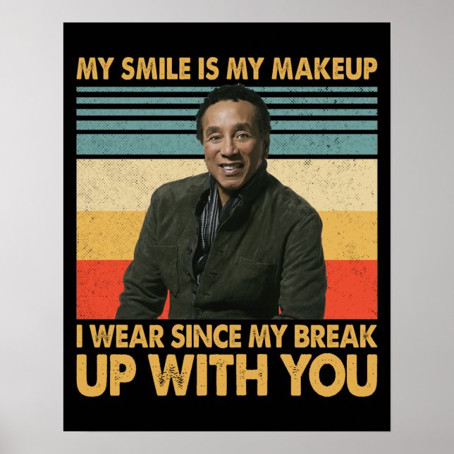 Smokey Robinson Quotes - Once you're a Motown arti Poster (Front)