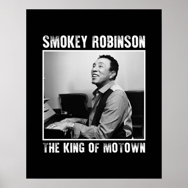 Smokey Robinson The King Of Motown Poster (Front)