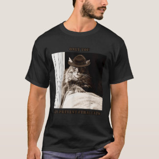 Smokey the Cat Only You Can Prevent Feral Cats fo T-Shirt