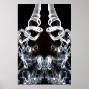 Smokey Waves Poster