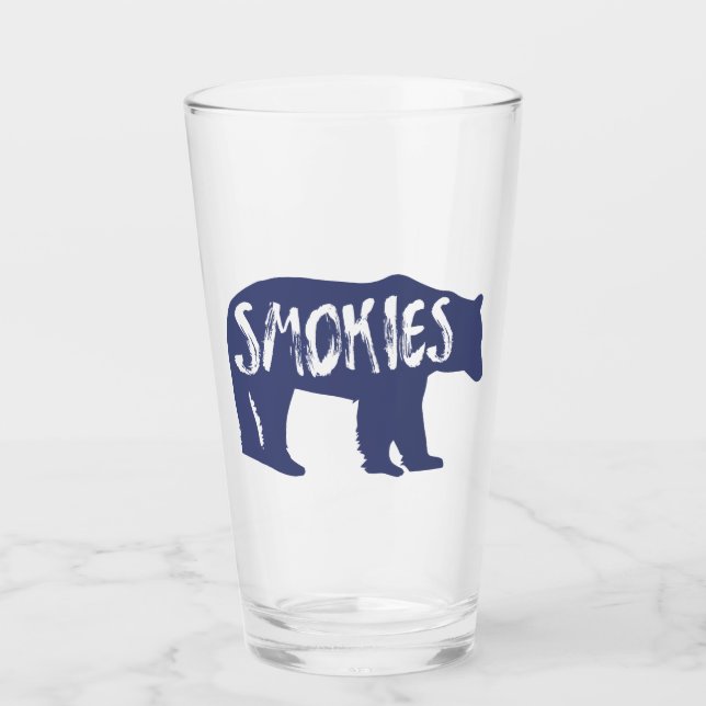 Smokies Bear Glass (Front)
