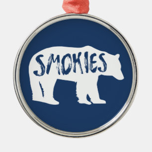Smokies Bear Metal Ornament