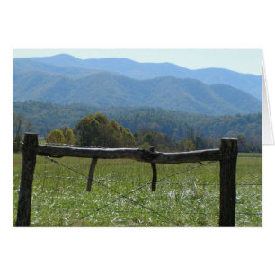 Smokies & Fence Card