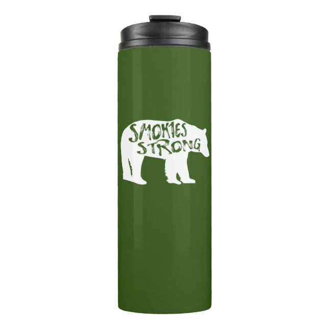 Smokies Strong Bear Thermal Tumbler (Front)