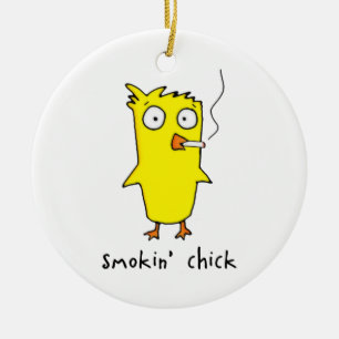 Smokin’ Chick Ornament