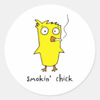Smokin’ Chick Stickers