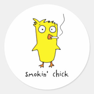 Smokin’ Chick Stickers
