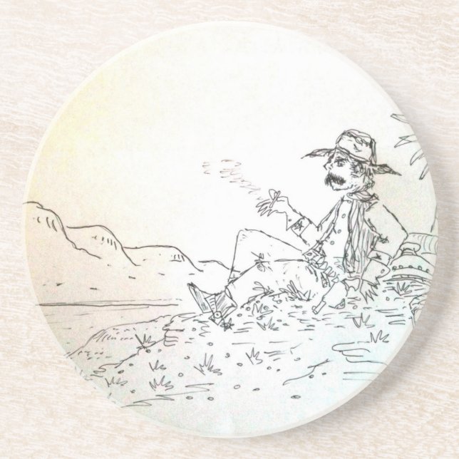 Smokin Cowboy Coaster (Front)