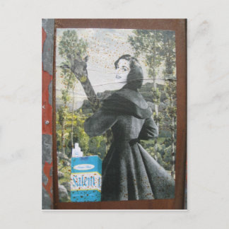 Smokin' giraffe postcard