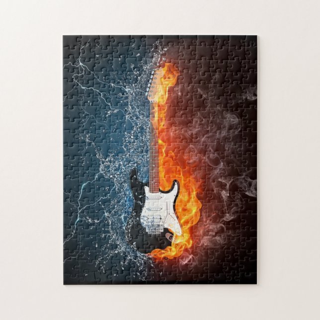 SMOKIN' GUITAR II JIGSAW PUZZLE (Vertical)