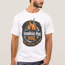 Smokin Hot BBQ Real Men BBQ shirt