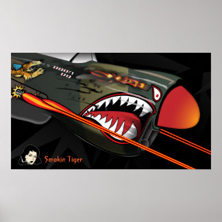Smokin Tiger Poster