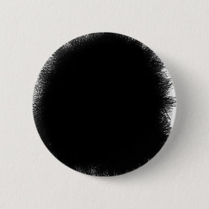 smoking black 6 cm round badge