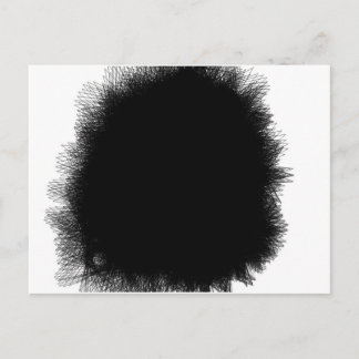 smoking black postcard