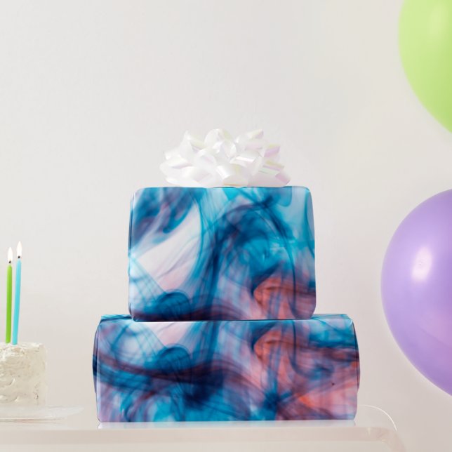 Smoking Blue  Colour Wrapping Paper (Party Gifts)