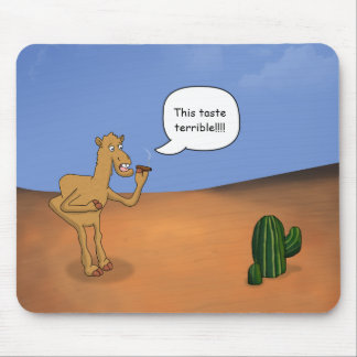 Smoking camel mouse pad