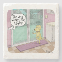 Smoking Dog. Funny gift for dog lover.